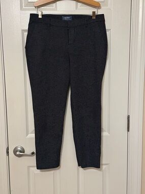 Old Navy Men's Black Microdot Slim Dress Pants